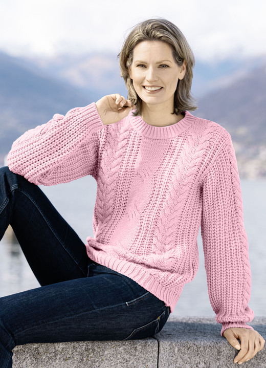 SALE % - Pullover in Grobstrick, in Größe 034 bis 050, in Farbe MINT Ansicht 4