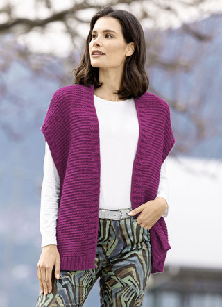 Strickweste mit Alpaka-Anteil