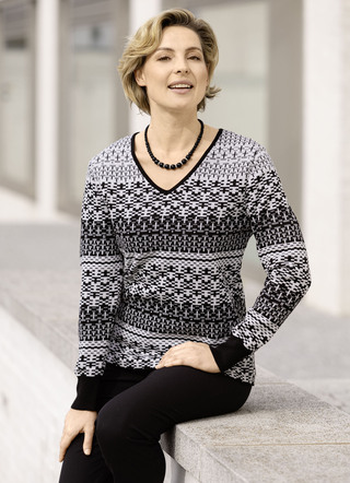 Pullover in Jacquard-Dessin