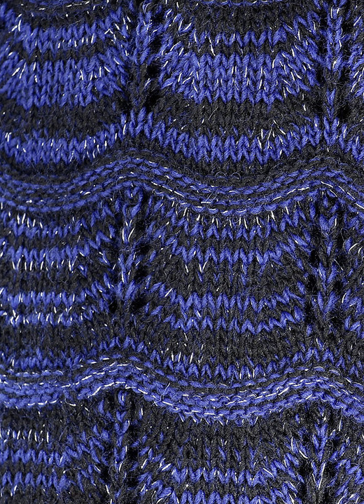Pullunder - Pullunder mit Alpaka und Melange-Effekt, in Größe L(44/46) bis XXL(52/54), in Farbe MARINE-NACHTBLAU Ansicht 3