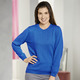 Basics - Pullover mit Schurwolle – Farbe ROYALBLAU – Ansicht 1 Basics - Pullover mit Schurwolle, in Größe 038 bis 052, in Farbe ROYALBLAU – Farbe ROYALBLAU – Ansicht 1
