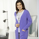 Basics - Long-Strickjacke in sehr weichem Feinstrick – Farbe LAVENDEL – Ansicht 1 Basics - Long-Strickjacke in sehr weichem Feinstrick, in Größe 036 bis 052, in Farbe LAVENDEL – Farbe LAVENDEL – Ansicht 1