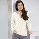 Basics - Pullover in sehr weicher Qualität – Farbe ECRU – Ansicht 1 Basics - Pullover in sehr weicher Qualität, in Größe 038 bis 054, in Farbe ROYALBLAU – Farbe ECRU – Ansicht 1