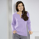Basics - Pullover in sehr weicher Qualität – Farbe FLIEDER – Ansicht 1 Basics - Pullover in sehr weicher Qualität, in Größe 038 bis 054, in Farbe ROYALBLAU – Farbe FLIEDER – Ansicht 1