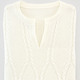 Basics - Pullover in sehr weicher Qualität – Farbe ECRU – Ansicht 2 Basics - Pullover in sehr weicher Qualität, in Größe 038 bis 054, in Farbe FLIEDER – Farbe ECRU – Ansicht 2