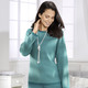 Langarm - Pullover mit fein strukturiertem Alloverdessin, in Größe 038 bis 054, in Farbe OPAL-MINT – Farbe OPAL-MINT – Ansicht 1