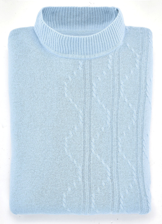 Basics - Pullover in sehr weicher Qualität, in Größe 038 bis 052, in Farbe BLEU Ansicht 2