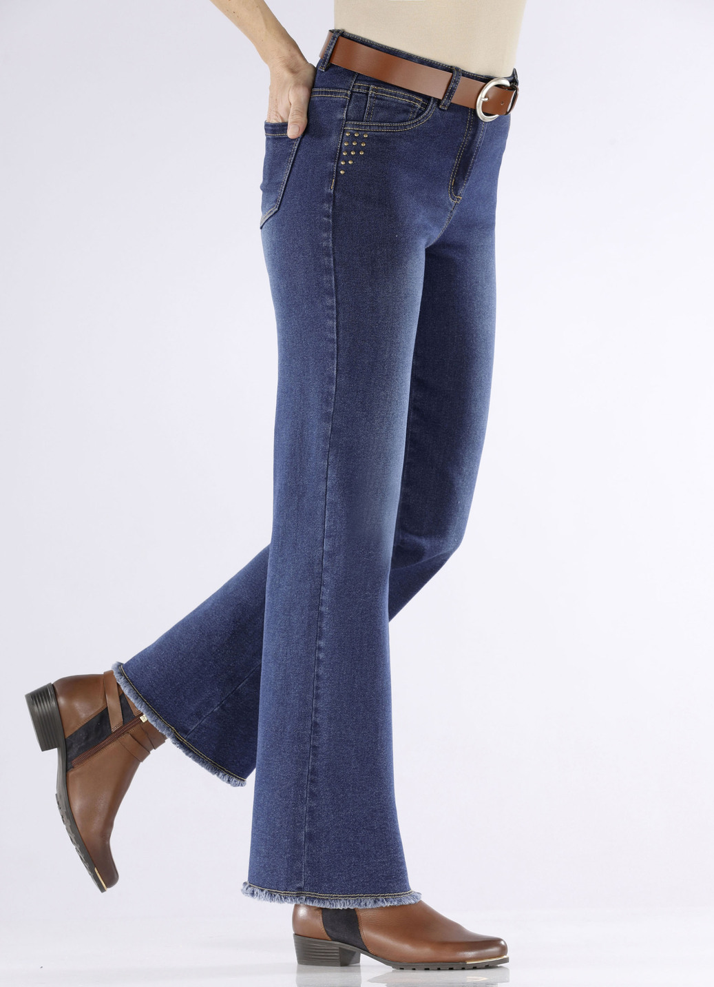 Jeans mit angesagtem Fransensaum - Damen | BADER