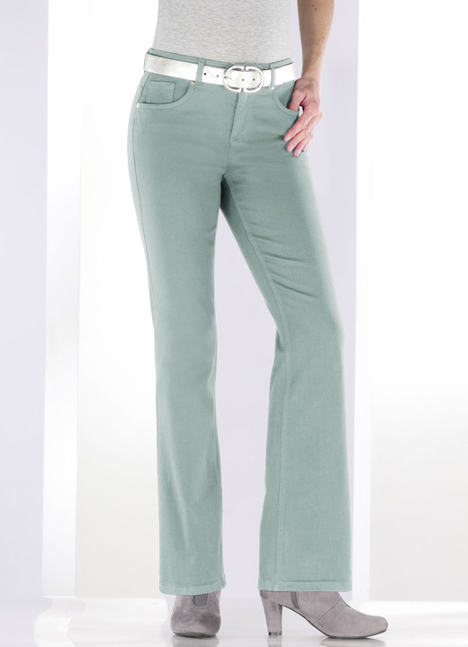 Ascari - Magic-Jeans mit modisch weiterem Beinverlauf, in Größe 017 bis 088, in Farbe JEANSBLAU Ansicht 11