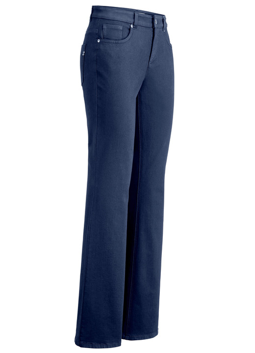 Ascari - Magic-Jeans mit modisch weiterem Beinverlauf Ascari - Magic-Jeans mit modisch weiterem Beinverlauf, in Größe 017 bis 088, in Farbe JEANSBLAU