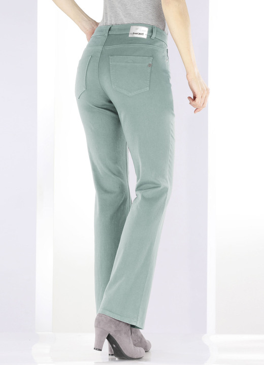 Ascari - Magic-Jeans mit modisch weiterem Beinverlauf Ansicht 12 Ascari - Magic-Jeans mit modisch weiterem Beinverlauf, in Größe 017 bis 088, in Farbe JEANSBLAU Ansicht 12