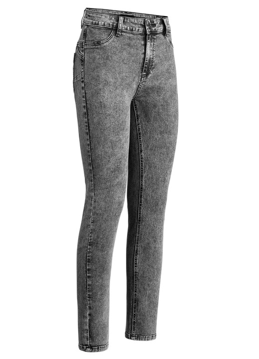Jeans - Knöchellange, figurformende Jeans Ansicht 5 Jeans - Knöchellange, figurformende Jeans, in Größe 017 bis 050, in Farbe JEANSBLAU Ansicht 5