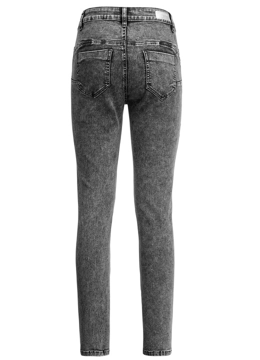 Jeans - Knöchellange, figurformende Jeans Ansicht 6 Jeans - Knöchellange, figurformende Jeans, in Größe 017 bis 050, in Farbe JEANSBLAU Ansicht 6