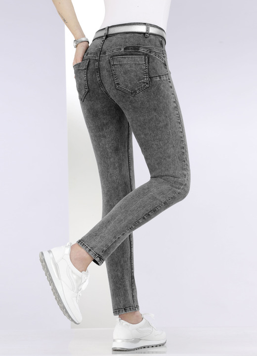 Jeans - Knöchellange, figurformende Jeans Ansicht 8 Jeans - Knöchellange, figurformende Jeans, in Größe 017 bis 050, in Farbe JEANSBLAU Ansicht 8