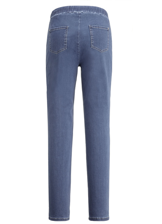 - Jeans im Joggpant-Style, in Größe 017 bis 052, in Farbe JEANSBLAU Ansicht 2