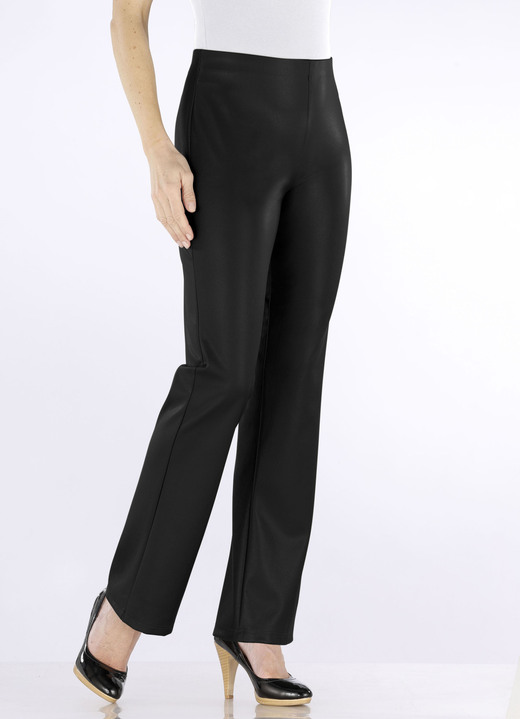 Hosen in Schlupfform - Hose mit ausgestellter Fußweite, in Größe 017 bis 052, in Farbe OLIV Ansicht 17