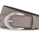 Gürtel - Eleganter Damen-Gürtel, aus Leder, 3 cm breit, in Größe 100 bis 120, in Farbe TAUPE – Farbe TAUPE – Ansicht 1