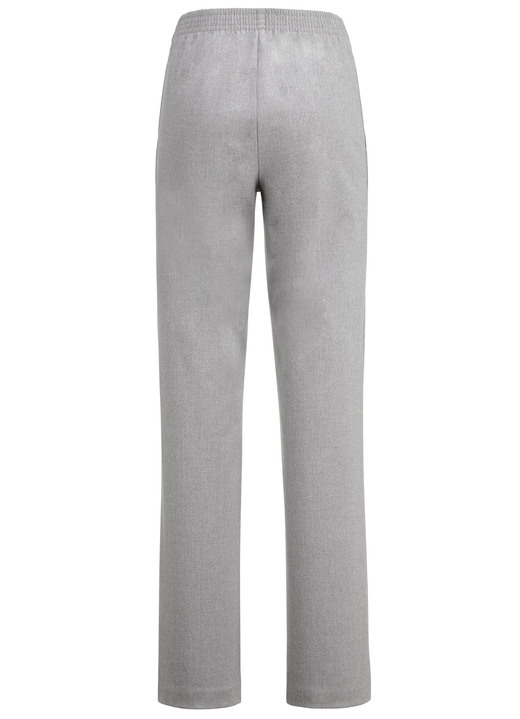 Hosen - Hose in modischer Weite, in Größe 018 bis 092, in Farbe ANTHRAZIT MEL. Ansicht 5