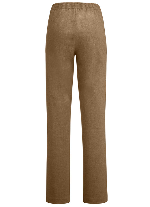 Damenmode - Hose in modischer Weite Ansicht 2 Damenmode - Hose in modischer Weite, in Größe 018 bis 092, in Farbe CAMEL Ansicht 2