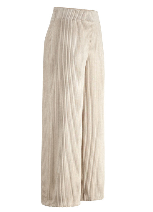 Hosen - Hose in modisch verkürzter Länge, in Größe 018 bis 052, in Farbe HELLBEIGE Ansicht 1