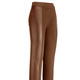 Hosen - Hose im angesagten Materialmix, in Größe 018 bis 054, in Farbe SCHWARZ – Farbe COGNAC – Ansicht 1