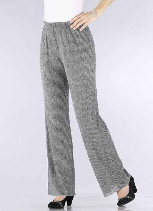 Hosen in Schlupfform - Edel schimmernde Hose Ansicht 6 Hosen in Schlupfform - Edel schimmernde Hose, in Größe 018 bis 056, in Farbe SCHWARZ Ansicht 6