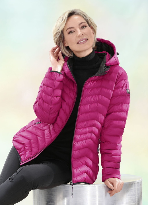 Kurz - Funktionsjacke in 2 Farben, in Größe 034 bis 050, in Farbe NEONGELB Ansicht 5