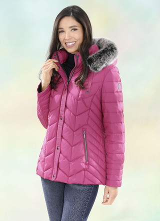 Jacke mit abnehmbarer Kapuze