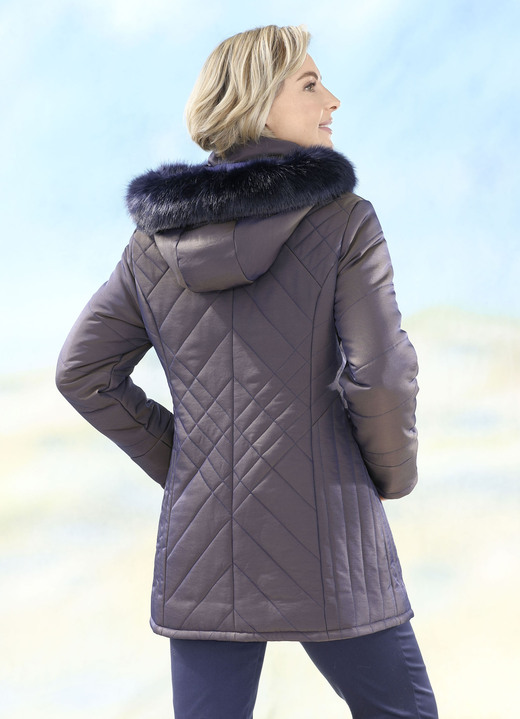 Jacken & Mäntel - Jacke mit saphirblauem Schimmer Ansicht 2 Jacken & Mäntel - Jacke mit saphirblauem Schimmer, in Größe 038 bis 054, in Farbe BRAUN / SAPHIR Ansicht 2