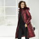 - Mantel mit Kontrastpaspelierung, in Größe 038 bis 054, in Farbe BURGUND – Farbe BURGUND – Ansicht 2