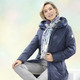 - Funktions-Longparka mit gesteppten und glatten Partien, in Größe 036 bis 054, in Farbe NACHTBLAU – Farbe NACHTBLAU – Ansicht 3