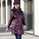 Wintermäntel - Kurzmantel mit Seitenschlitzen – Farbe MARSALA – Ansicht 1 Wintermäntel - Kurzmantel mit Seitenschlitzen, in Größe 038 bis 060, in Farbe NAVY – Farbe MARSALA – Ansicht 1