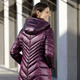 Wintermäntel - Kurzmantel mit Seitenschlitzen – Farbe MARSALA – Ansicht 3 Wintermäntel - Kurzmantel mit Seitenschlitzen, in Größe 038 bis 060, in Farbe NAVY – Farbe MARSALA – Ansicht 3