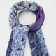 - Schal mit Fantasieblüten-Dessin, in Farbe BLEU-VIOLETT-BUNT – Farbe BLEU-VIOLETT-BUNT – Ansicht 1