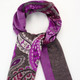 Schals - Schal mit Paisleydessin, in Farbe ZYKLAM-TITAN-MARSALA-SCHWARZ – Farbe ZYKLAM-TITAN-MARSALA-SCHWARZ – Ansicht 1