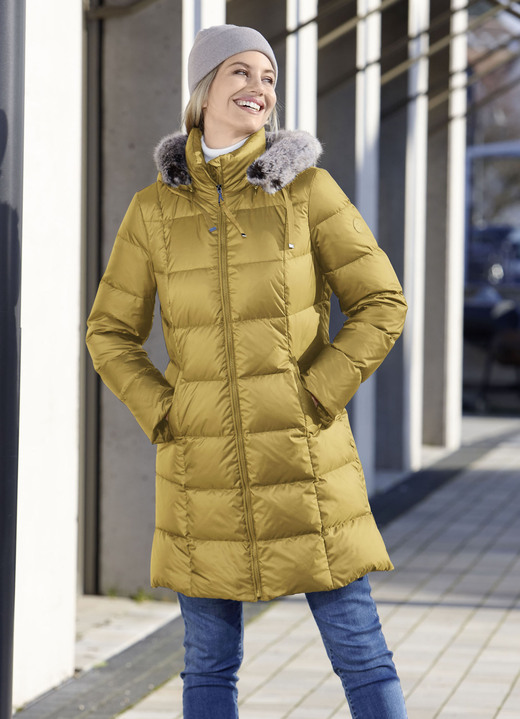 - Daunen-Kurzmantel in 2 Farben, in Größe 036 bis 054, in Farbe MESSING Ansicht 2