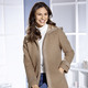Jacken & Mäntel - Longjacke mit fester Kapuze – Farbe CAMEL – Ansicht 1 Jacken & Mäntel - Longjacke mit fester Kapuze, in Größe 036 bis 052, in Farbe CAMEL – Farbe CAMEL – Ansicht 1