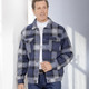 Jacken & Mäntel - Hemdjacke mit Knopfleiste – Farbe GRAU-ROYALBLAU – Ansicht 2 Jacken & Mäntel - Hemdjacke mit Knopfleiste, in Größe 048 bis 060, in Farbe GRAU-ROYALBLAU – Farbe GRAU-ROYALBLAU – Ansicht 2