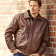 Lederblousons - Lederblouson in 3 Farben – Farbe COGNAC – Ansicht 2 Lederblousons - Lederblouson in 3 Farben, in Größe 025 bis 110, in Farbe ANTIK BORDEAUX – Farbe COGNAC – Ansicht 2