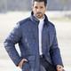 - Steppjacke von „Gate One“, in Größe 024 bis 064, in Farbe JEANSBLAU MELIERT – Farbe JEANSBLAU MELIERT – Ansicht 1