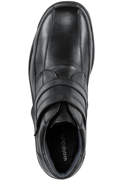 Waldläufer - Waldläufer, gefütterte Herren-Boots, Winterschuhe, Weite K, mit Lammfell, in Größe 10 bis 9 1/2, in Farbe SCHWARZ Ansicht 2