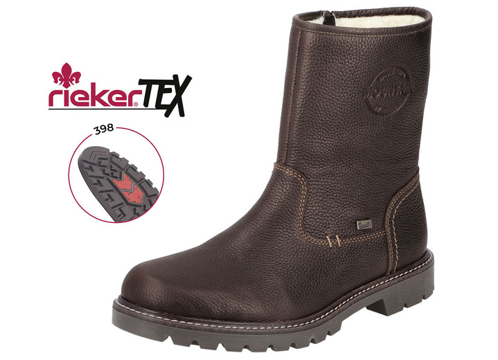 - Rieker Stiefel aus Nappaleder, in Größe 040 bis 047, in Farbe DUNKELBRAUN Ansicht 4