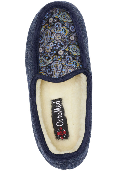 Hausschuhe - Hausschuh mit Schurwollfutter Ansicht 5 Hausschuhe - Hausschuh mit Schurwollfutter, in Größe 036 bis 042, in Farbe BORDEAUX Ansicht 5