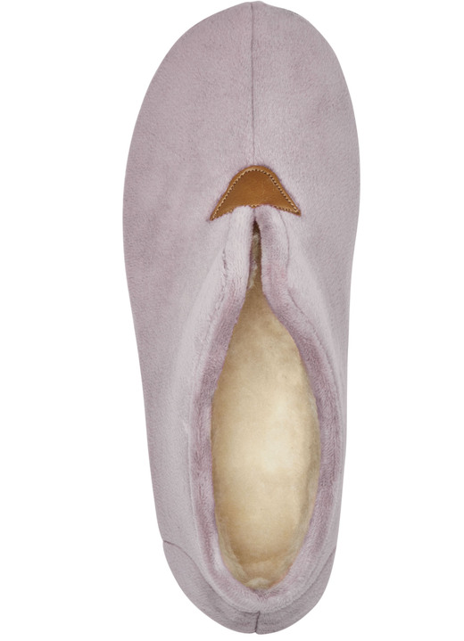 Hausschuhe - Laurina Hausschuh aus samtigen Textilmaterial Ansicht 8 Hausschuhe - Laurina Hausschuh aus samtigen Textilmaterial, in Größe 036 bis 042, in Farbe BLAU Ansicht 8