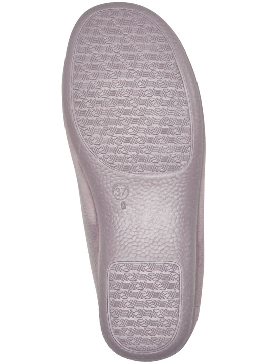 Hausschuhe - Laurina Hausschuh aus samtigen Textilmaterial Ansicht 9 Hausschuhe - Laurina Hausschuh aus samtigen Textilmaterial, in Größe 036 bis 042, in Farbe BLAU Ansicht 9