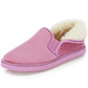 Hausschuhe - Laurina, warme Damen-Hausschuhe, mit Gummizug, in Größe 036 bis 042, in Farbe BORDEAUX – Farbe ROSA – Ansicht 1
