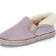 Hausschuhe - Laurina, warme Damen-Hausschuhe, mit Gummizug, in Größe 036 bis 042, in Farbe BORDEAUX – Farbe FLIEDER – Ansicht 1
