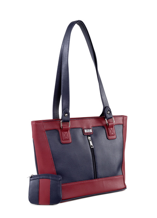 - Tasche mit Börse, in Farbe MARINE-RUBINROT Ansicht 1