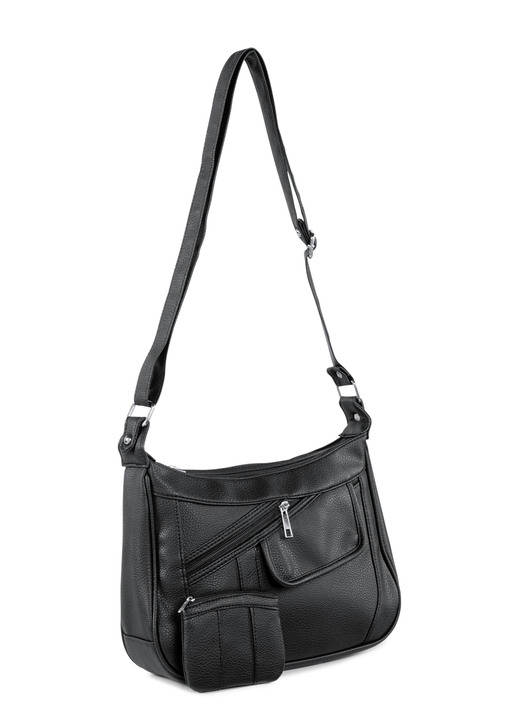 - Tasche mit Börse, in Farbe SCHWARZ Ansicht 1