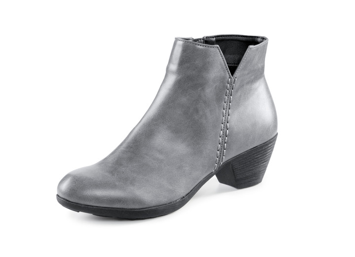 Stiefel & Stiefeletten - Andrea Conti, trendige Damen-Stiefeletten, mit Reißverschluss, in Größe 036 bis 042, in Farbe PETROL Ansicht 4